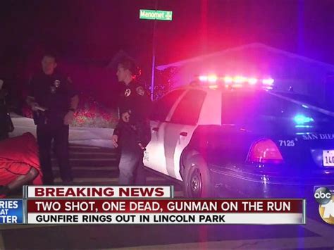 One Dead In Lincoln Park Shooting Gunman Loose