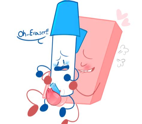 Rule 34 2boys Battle For Dream Island Duo Eraser Bfdi Fanartist Frottage Male Male Only