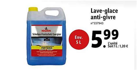 Promo Lave Glace Anti Givre Chez Lidl Icatalogue Fr