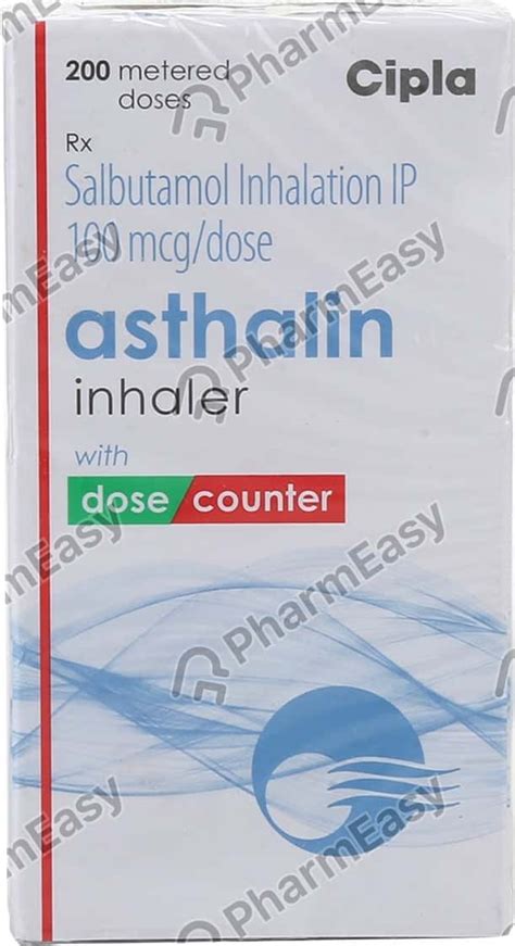 Asthalin 100 MCG Metered Dose Inhaler 200 Uses Side Effects Price