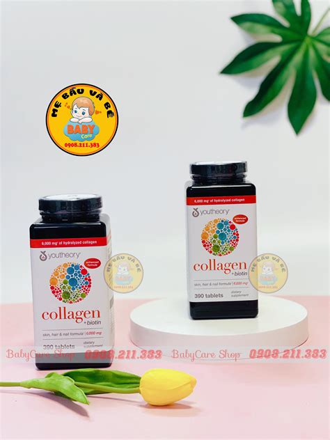 Vi N U Ng Youtheory Collagen Biotin Mg Tablets