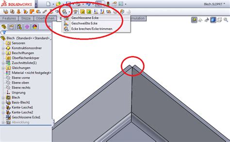 Blech Knicken Abwicklung DS SolidWorks SolidWorks Foren Auf CAD De