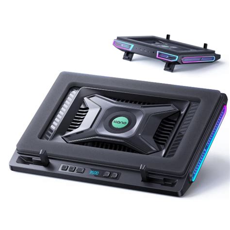 jual llano  gaming laptop cooler rgb laptop cooling pad stand