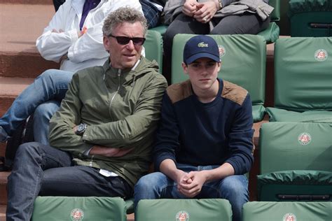 Photo Denis Brogniart Et Son Fils Dimitri Roland Garros Paris Le