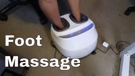 Sharper Image Foot Massager Shiatsu With Heat Massage For Stress