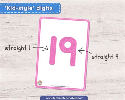 Printable NUMBERS FLASHCARDS 0 to 100