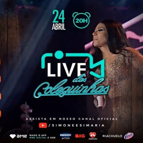 Ao Vivo Assista Agora A Live Show Das Coleguinhas Simone E Simaria