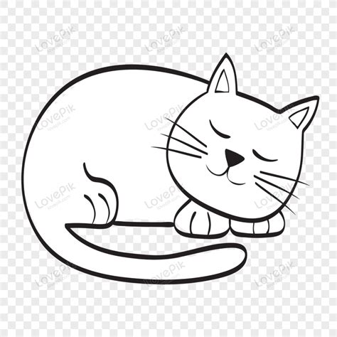 gambar kucing kartun hitam putih png   black  white patterned