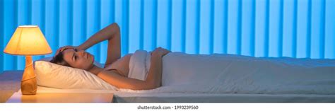 Depressed Woman Lay On Bed Evening Stock Photo 1993239560 | Shutterstock