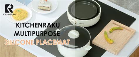 Kitchenraku Extra Large Silicone Mat For Kitchen Worktop Protector