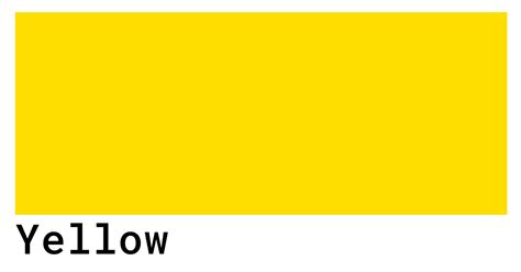 Safety Yellow Color Codes - The Hex, RGB and CMYK Values That You Need