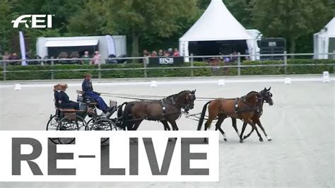 RE LIVE Dressage Competition Part 1 I FEI Driving European