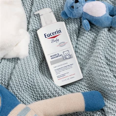 Eucerin Baby Unscented Baby Shampoo And Body Wash Tear Free Baby