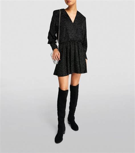 Womens MARANT ÉTOILE black Embellished Alexane Dress Harrods UK