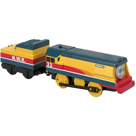 Thomas & Friends TrackMaster Motorized Rebecca Model Train Locomotive Engine with Cargo ...