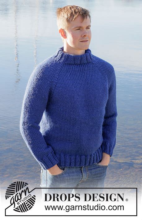 Sapphire Sea Sweater Drops Bezp Atne Wzory Na Druty Od Drops