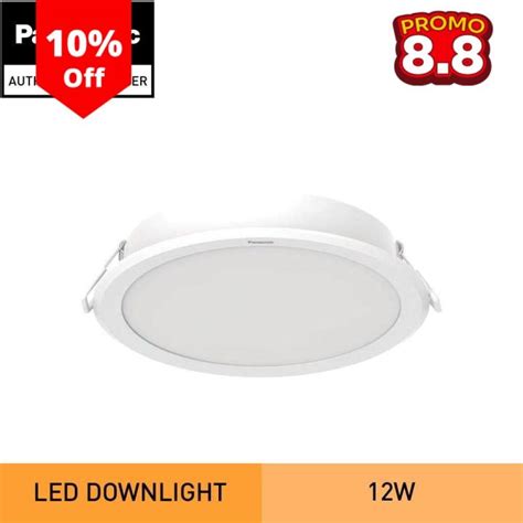 Panasonic NNV70047WE1M LED Downlight 12W Cool White Energy Saving 10