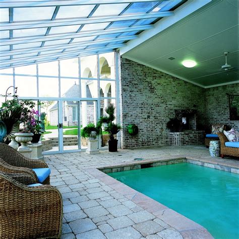 Sun And Stars Straight Eave Glass Sunroom Contemporain Piscine New York Par Four