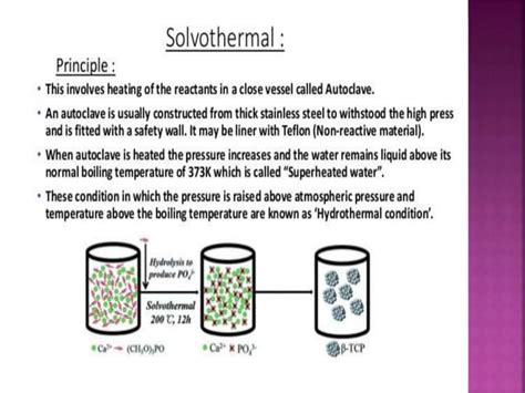 Hydrothermal &solvothermal methods jeyakiruba | PPT