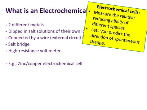 Ppt What Is An Electrochemical Cell Powerpoint Presentation Free Download Id9015103