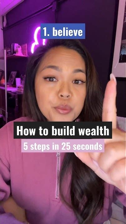 How To Build Wealth 5 Steps Youtube