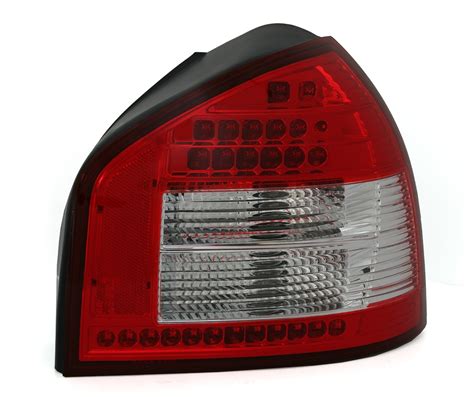 LED Rückleuchten für Audi A3 8L in Rot Weiß AD Tuning