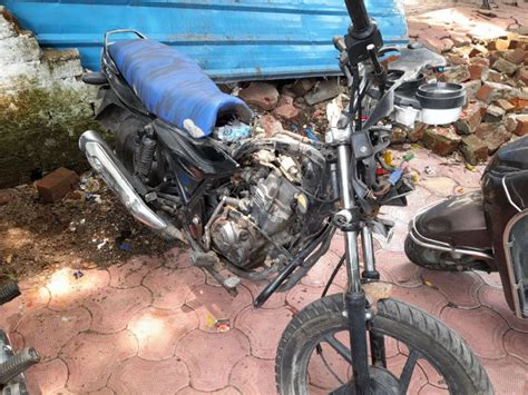 Road Accident In Madhya Pradesh Bhopal High Speed Scorpio Hits Bike