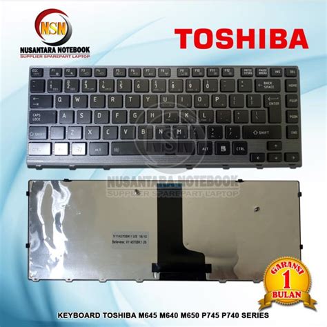 Jual Keyboard Toshiba M M M P P Series Black No