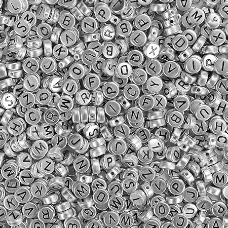 Handi Stitch Perles Lettres Alphabet A Z En Plastique Noir Avec Bo Te