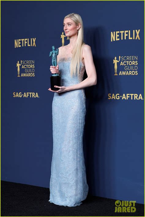 Elizabeth Debicki Represents The Crown At Sag Awards 2024 Wins For