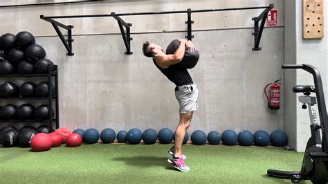 Sandbag Throw Standing Back Extension Youtube