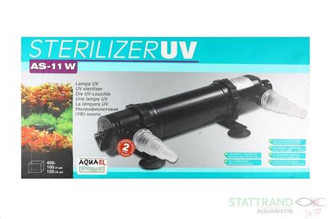 AquaEL UV Sterilisator 11W Klare Wasserqualität für Aquarien bis 45