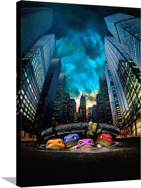 Allposters Stretched Canvas Print Teenage Mutant Ninja