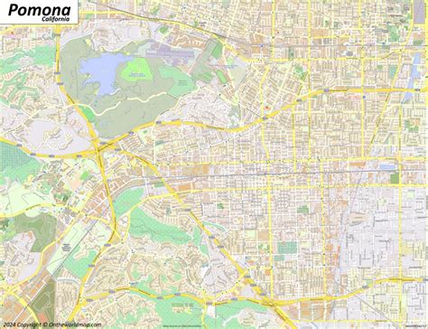 Pomona Map | California, U.S. | Discover Pomona with Detailed Maps