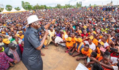 If You Choose Me Ill Be On The Presidential Ballot In 2027 Raila