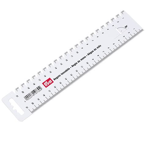 "PRYM" 610730 Линейка для разметки и измерения пластик 23 см х 4.5 см ...