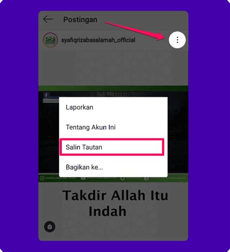 Cara Menyalin Link Instagram Mateng Id