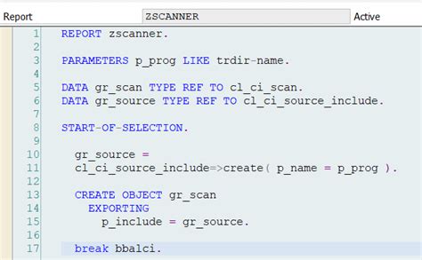 Sap Abap Central How To Scan Abap Code