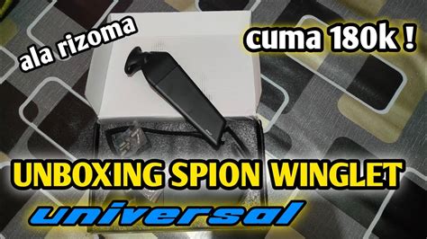 Unboxing Spion Winglet Cbr R Spion Winglet Ala Rizoma Youtube