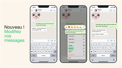 Vous Pouvez D Sormais Modifier Vos Messages Whatsapp O Pupitre