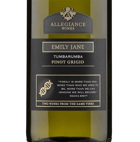 Allegiance Wines Emily Jane Tumbarumba Pinot Grigio 2022 Winepilot