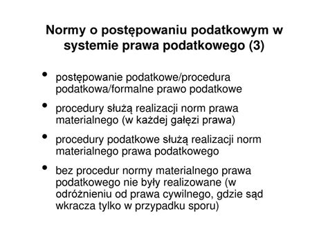 Postępowanie podatkowe ppt pobierz