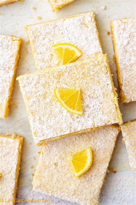 Keto Lemon Bars • Low Carb Nomad