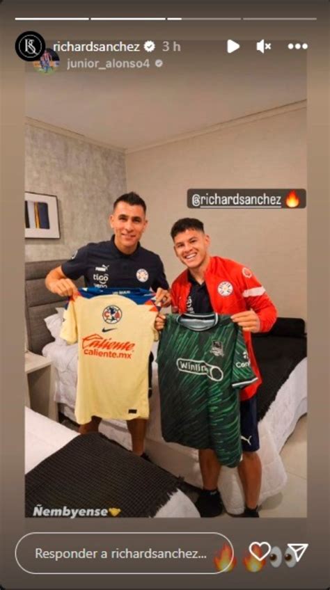 Club América Llegará a Coapa Richard Sánchez se encuentra con