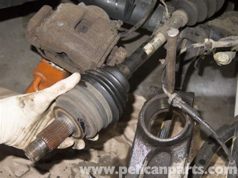 Pelican Parts Technical Article Bmw X Front Drive Axle Replacing