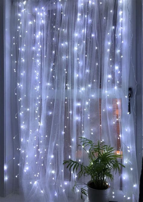 300 Led Curtain Lights Usb Plug In Window Lights 3m X 3m 8 Modes