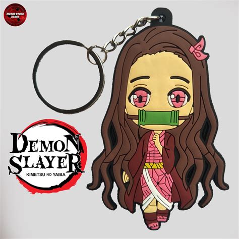 Chaveiro Nezuko Anime Demon Slayer Kimetsu No Yaiba Shopee Brasil