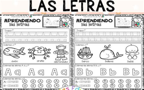 Cuaderno De Lectoescritura Para Aprender Las Letras En Preescolar