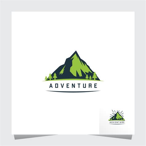 Green Mountain Logo Inspirations Template 4439130 Vector Art at Vecteezy