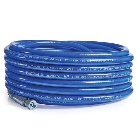 BlueMax II HP Airless Hose 1 4 In X 50 Ft 4000 Psi